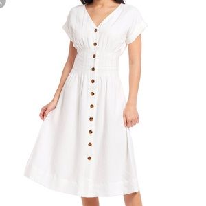 Antonio Melani Ellie Linen Button Front Dress.